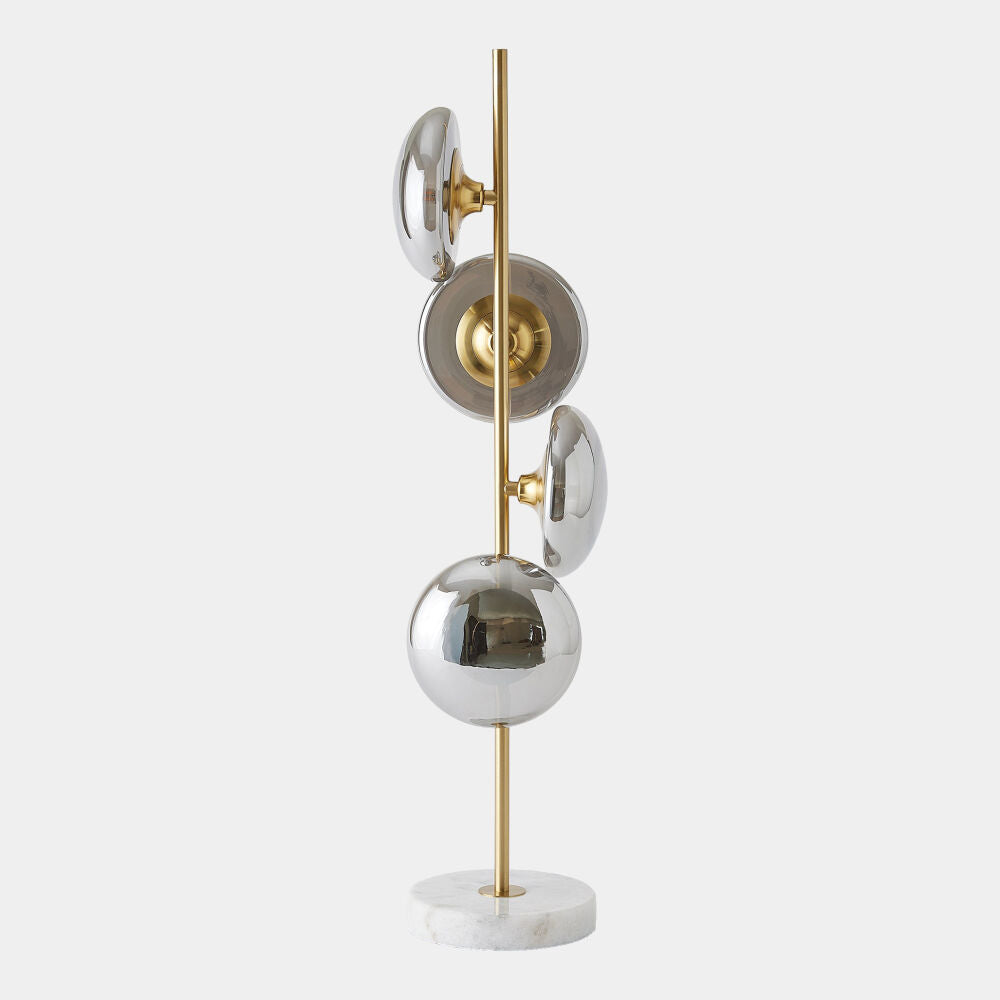 Fumo Glass Stack Lamp, Smoke
