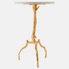 Ramo Side Table, Gold Leaf