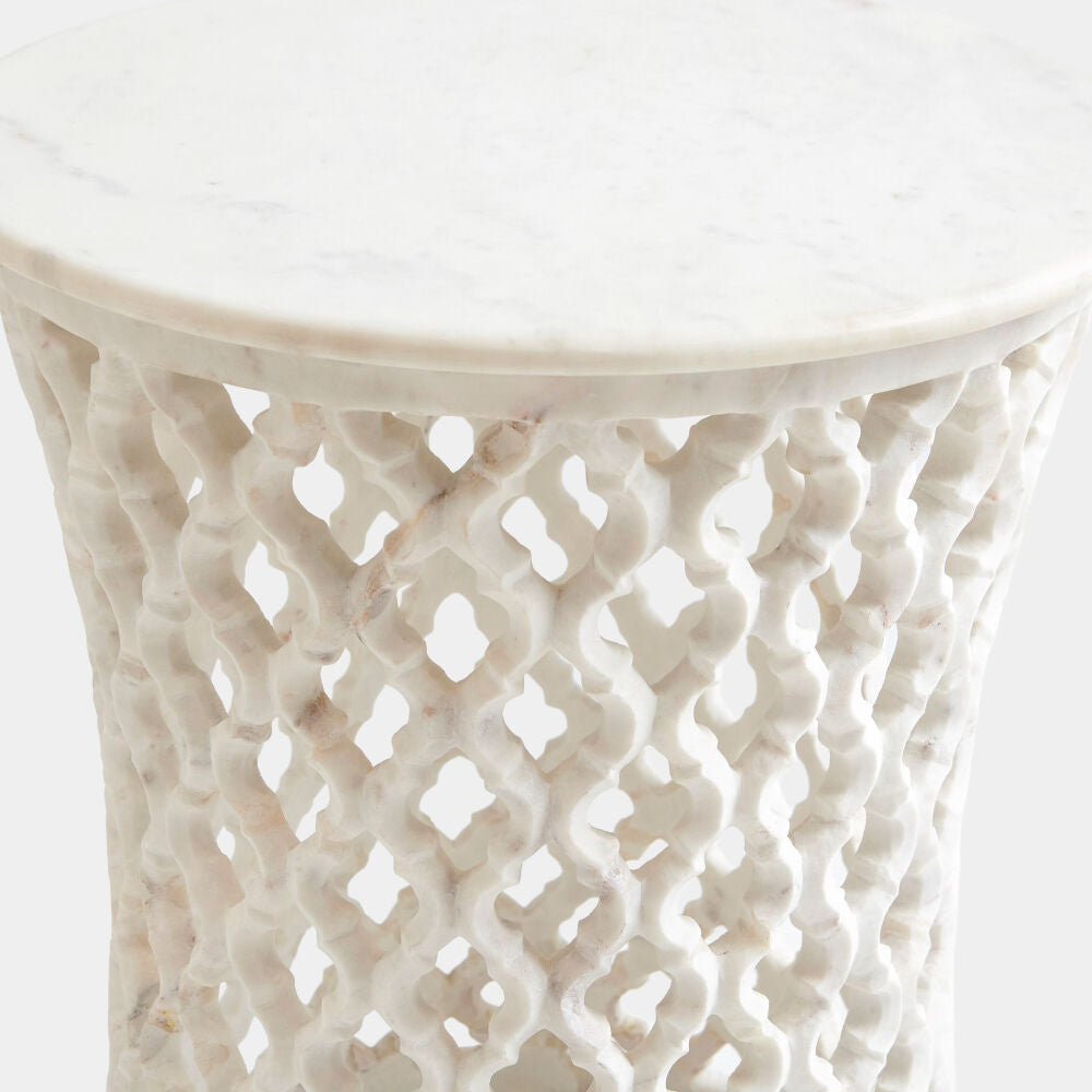 Arabesco Side Table, Marble
