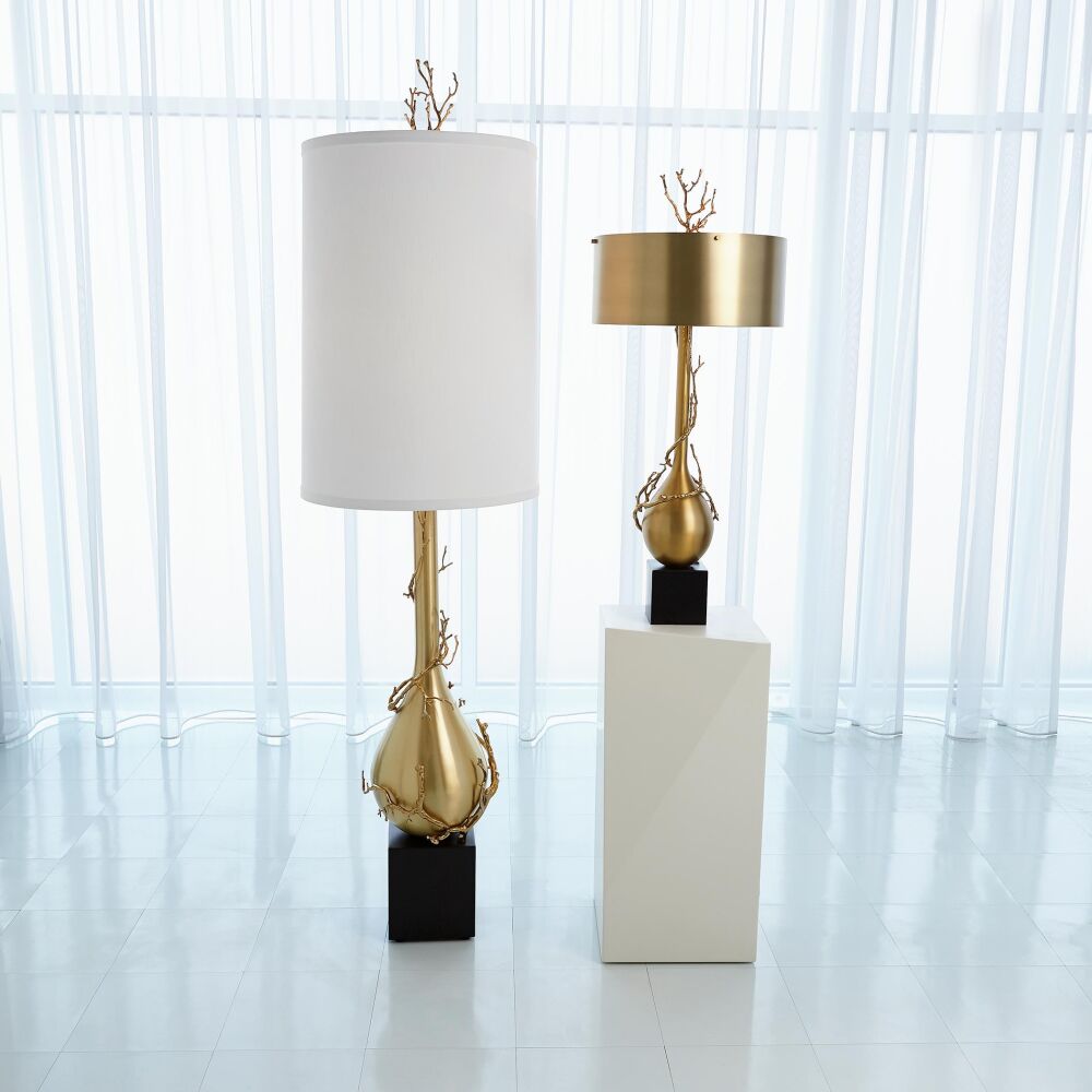 Ramo Table Lamp, Brass