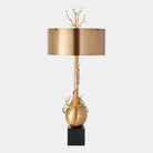 Ramo Table Lamp, Brass