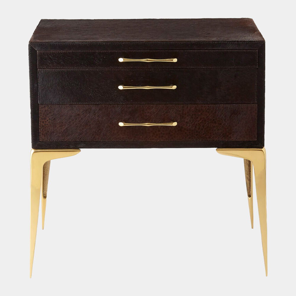 Spina Bedside Table, Black