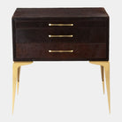 Spina Bedside Table, Black