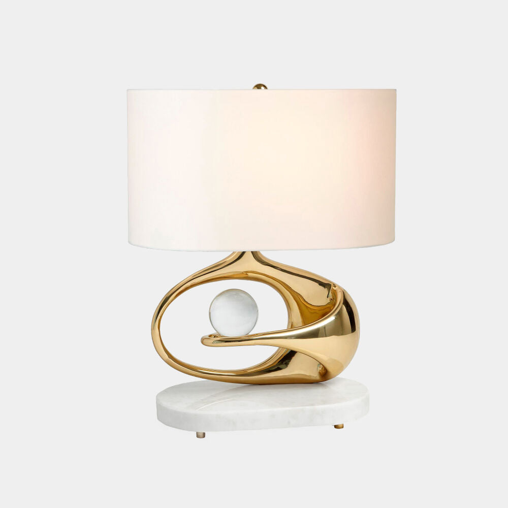 Aureola Table Lamp, Brass