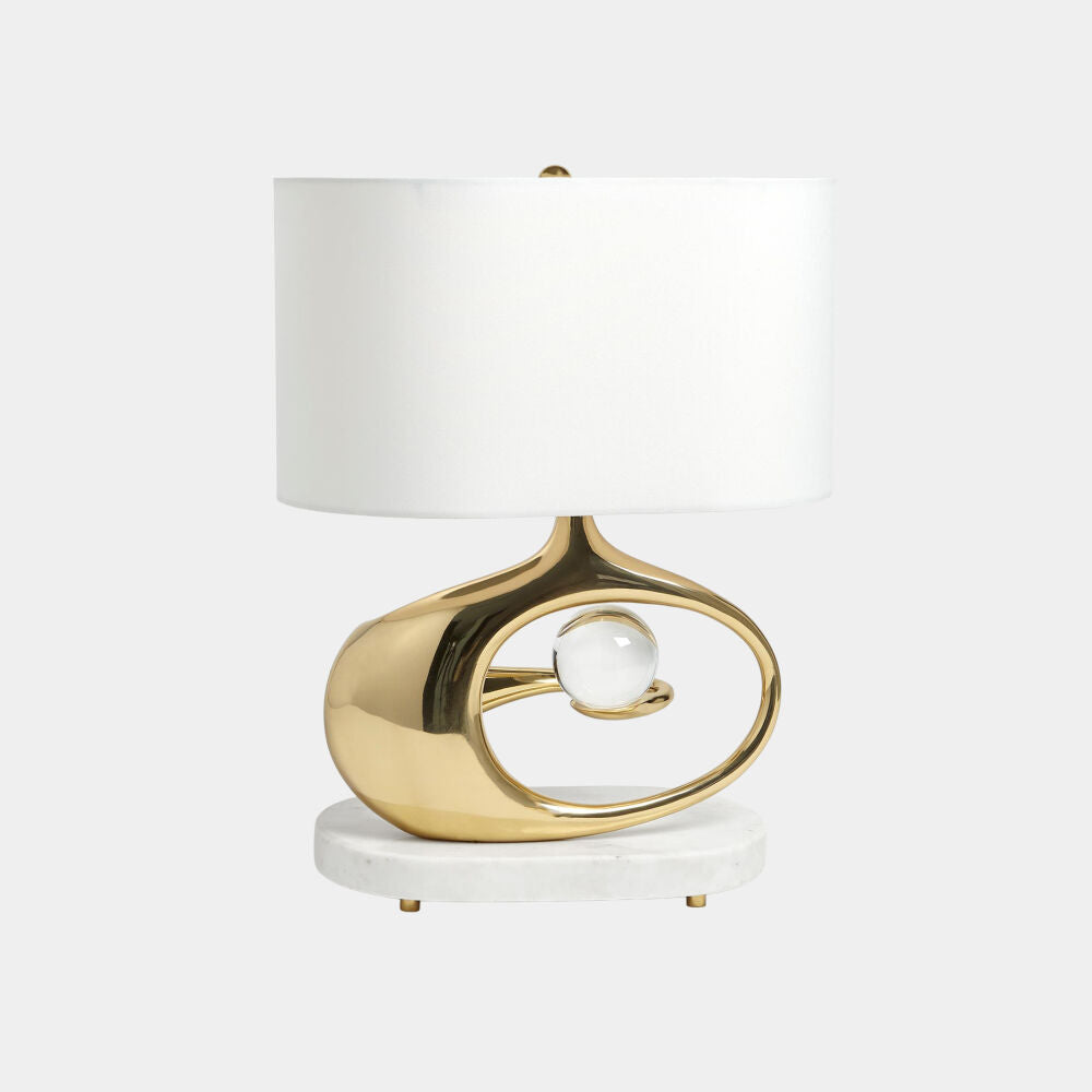 Aureola Table Lamp, Brass