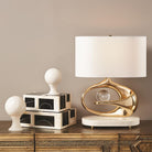 Aureola Table Lamp, Brass