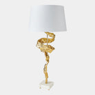 Saetta Table Lamp, Brass