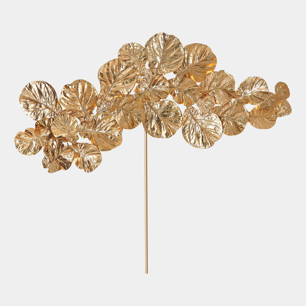 Fico Lighted Wall Sculpture, Brass