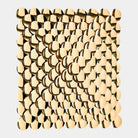 Piramide Wall Panel, Brass