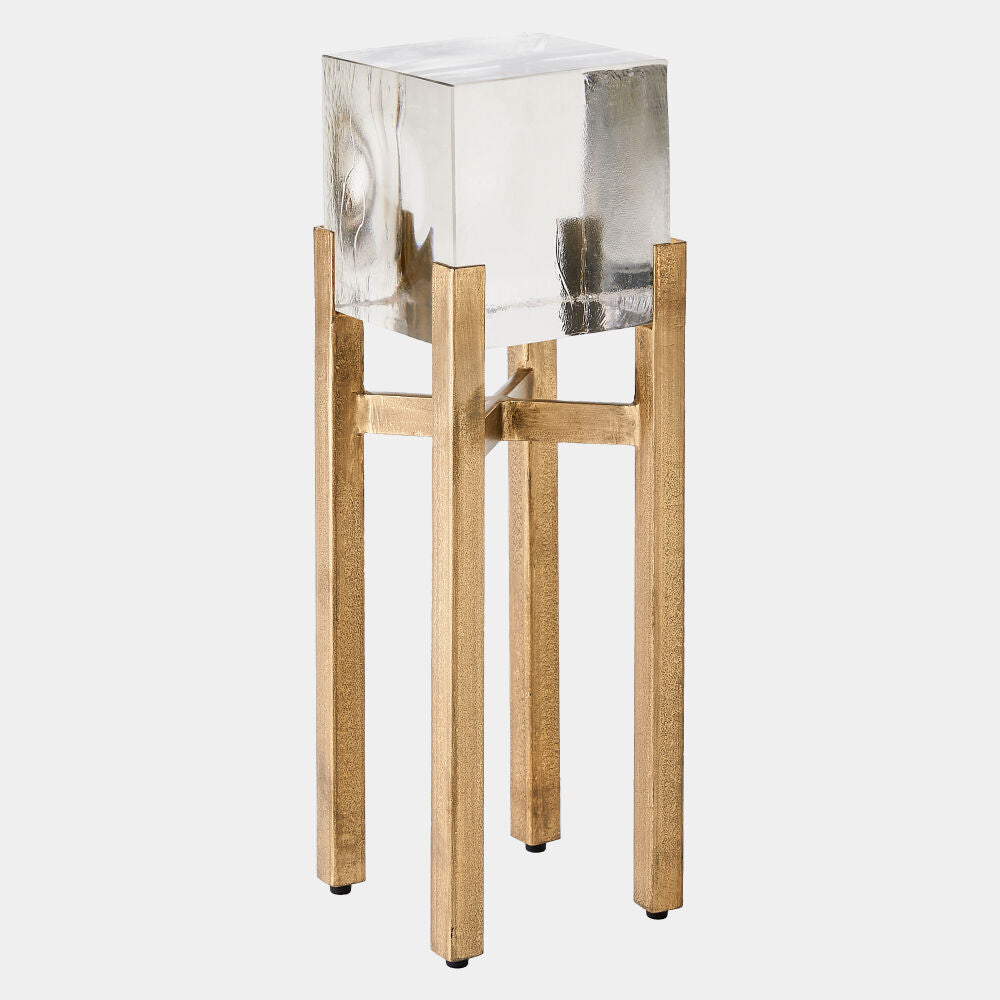 Ghiaccio Side Table, Gold