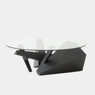 Prisma Cocktail Table, Blackened Oak