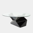 Prisma Cocktail Table, Blackened Oak