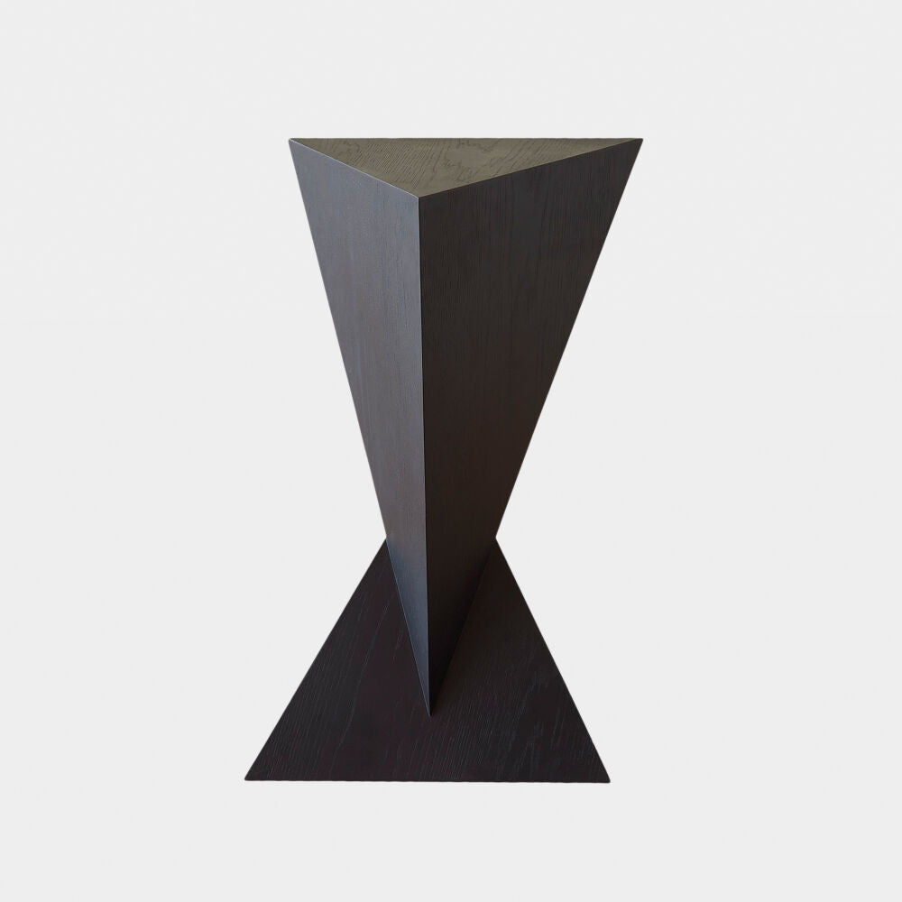 Prisma Side Table, Blackened Oak