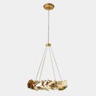Alloro Chandelier, Brass