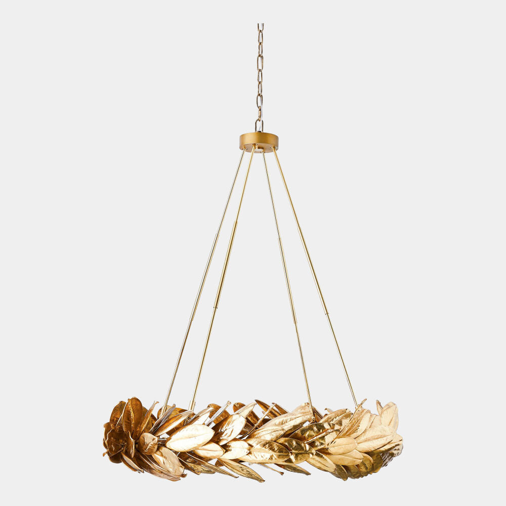 Alloro Chandelier, Brass
