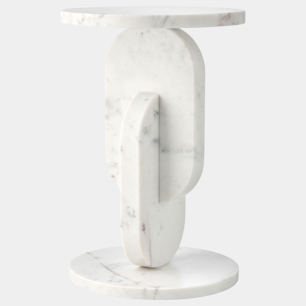 Anello Side Table, White