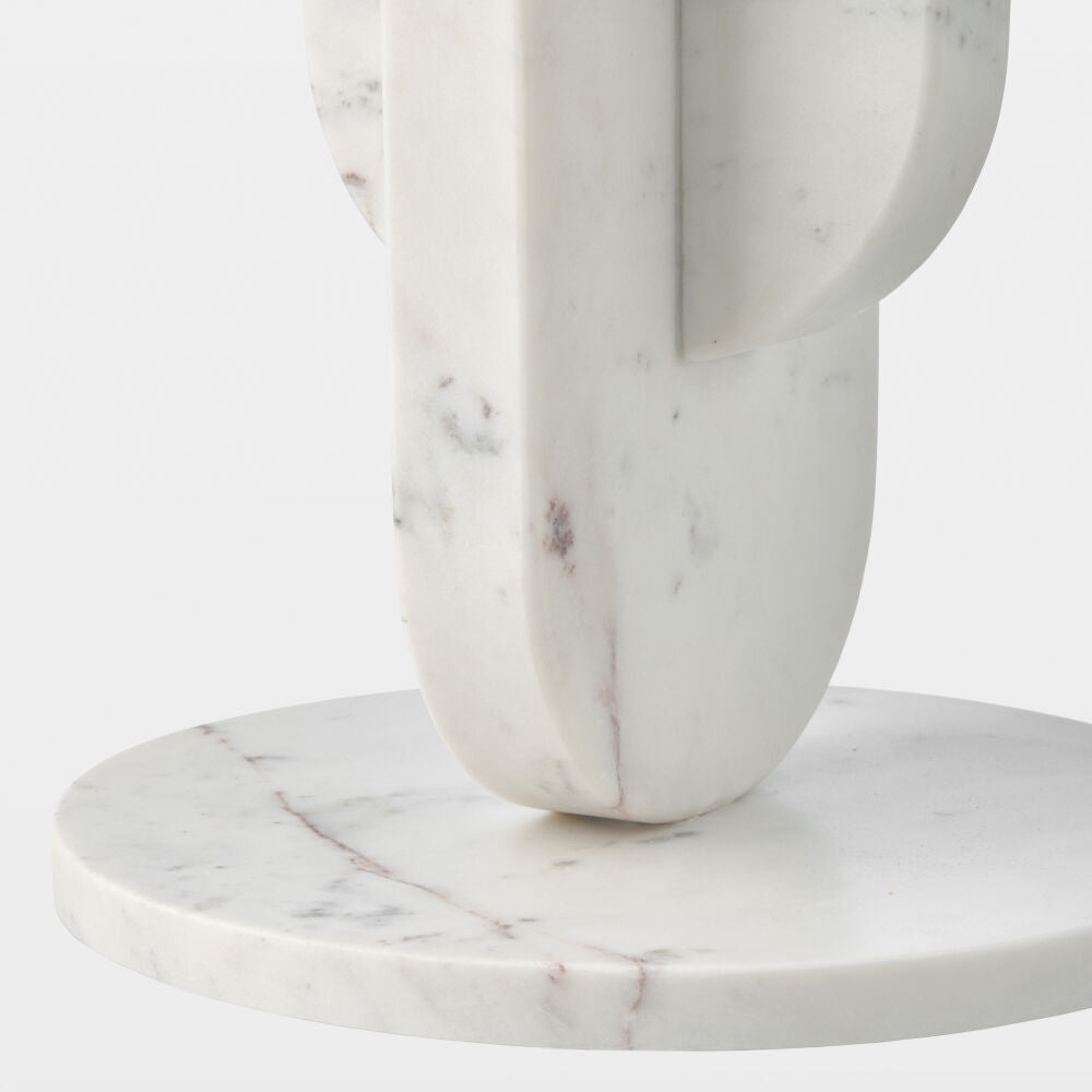 Anello Side Table, White