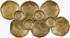 Lilypad Wall Sculpture, Brass