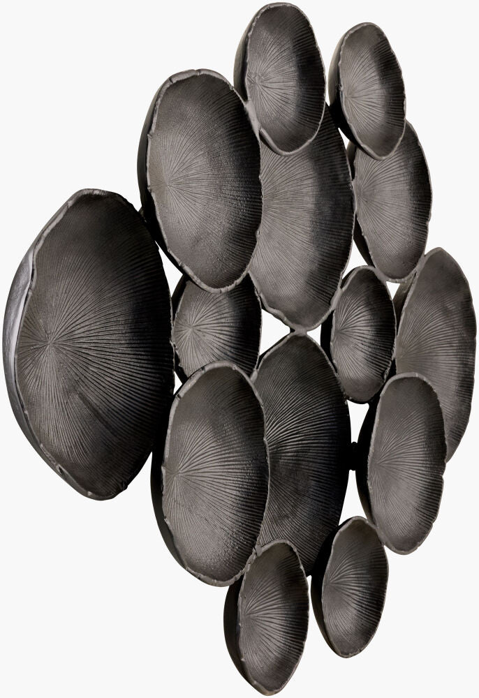 Lilypad Wall Sculpture, Ink