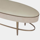 Ellisse Bench, Ivory