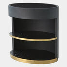 Ellisse Bedside Cabinet, Black