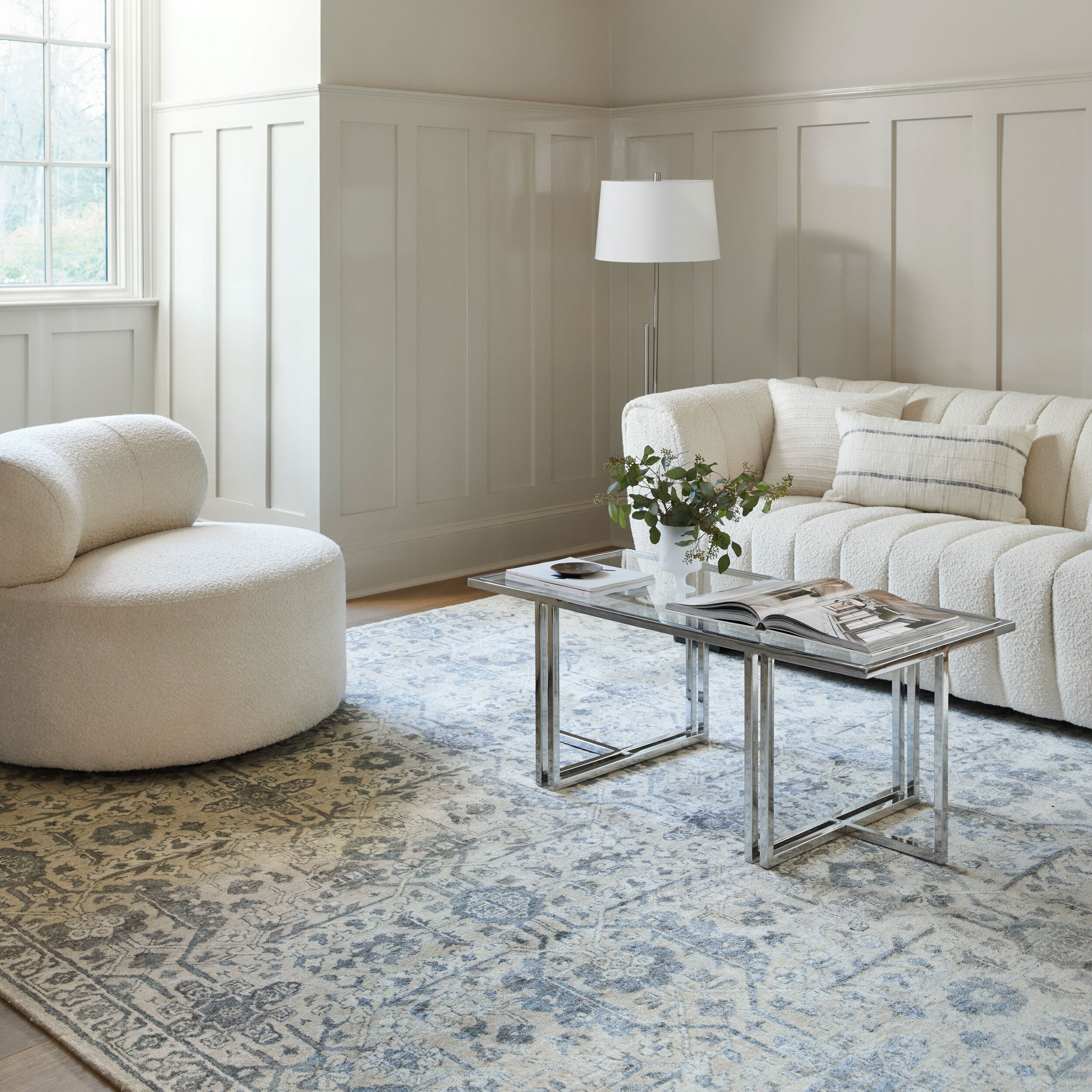 Aleyna rug styled
