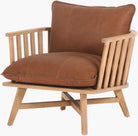 Boardwalk Lounge Chair, Camel Leather