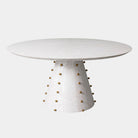 Sferico Dining Table, White Burl