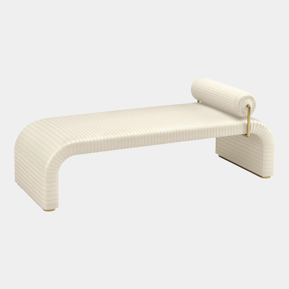 Riposo Daybed, Milk Leather