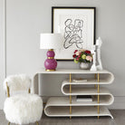 Nimbo Accent Chair, White Shearling