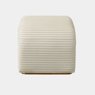Riposo Stool, Milk Leather