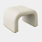 Riposo Stool, Milk Leather