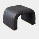 Riposo Stool, Graphite Leather