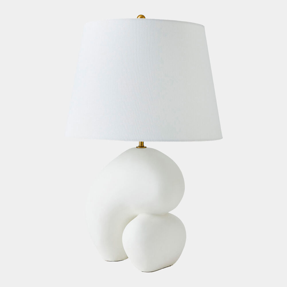Musa Table Lamp, Matte White