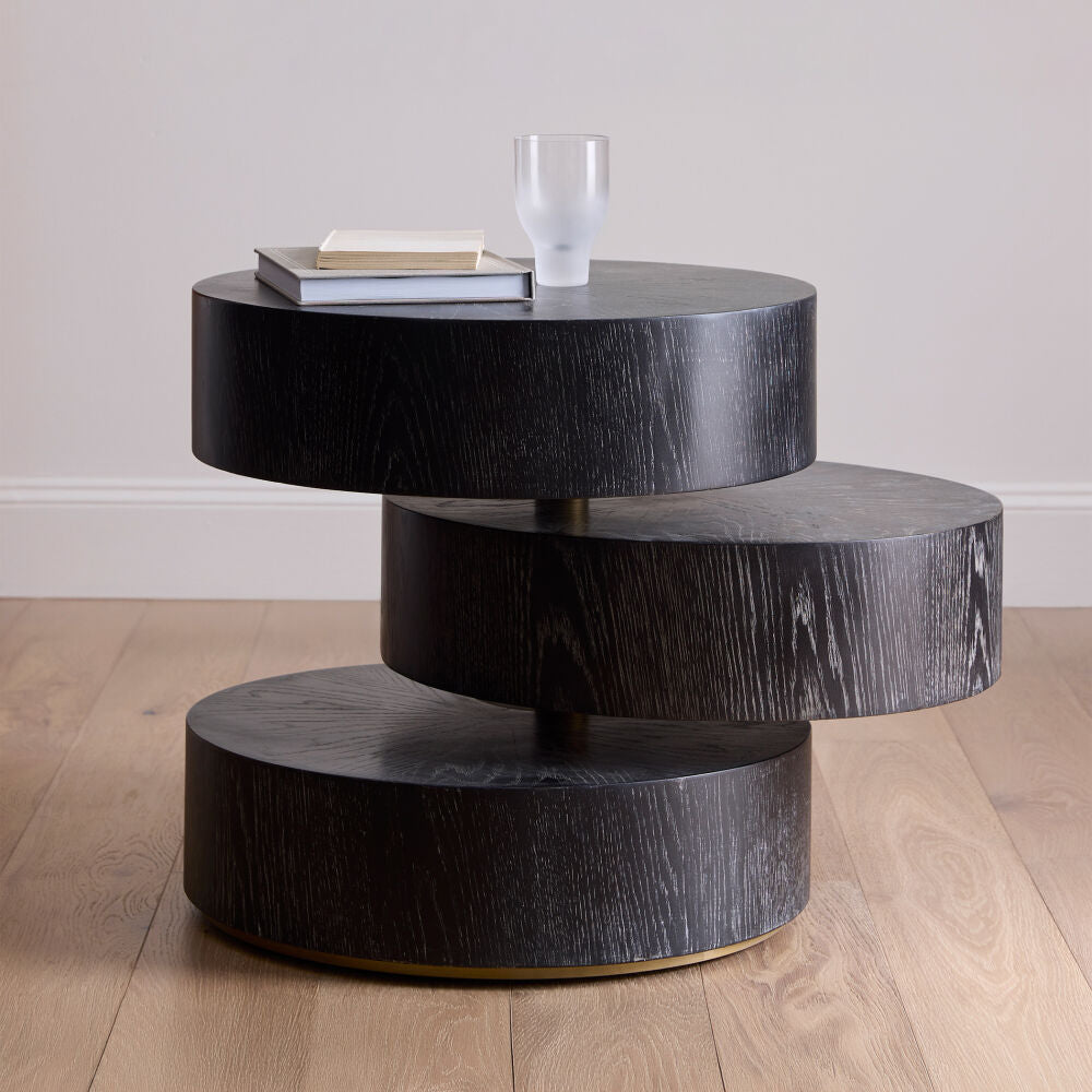 Perno Side Table, Ebony
