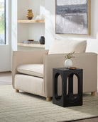 Cairn Side Table, Charcoal