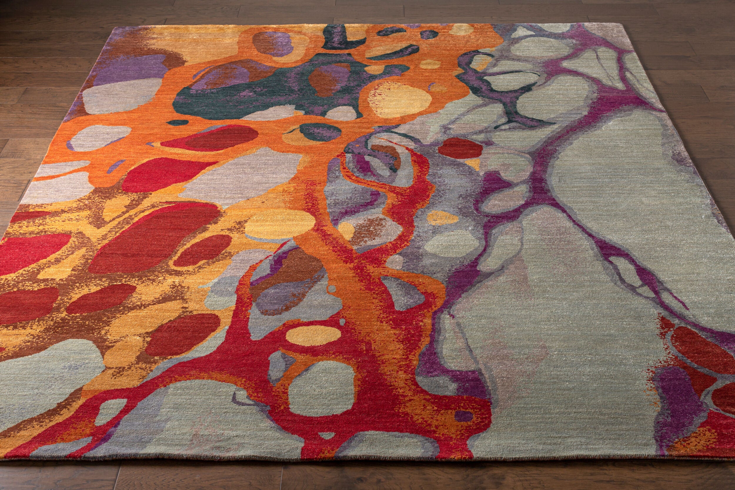 Brought to Light rug detail