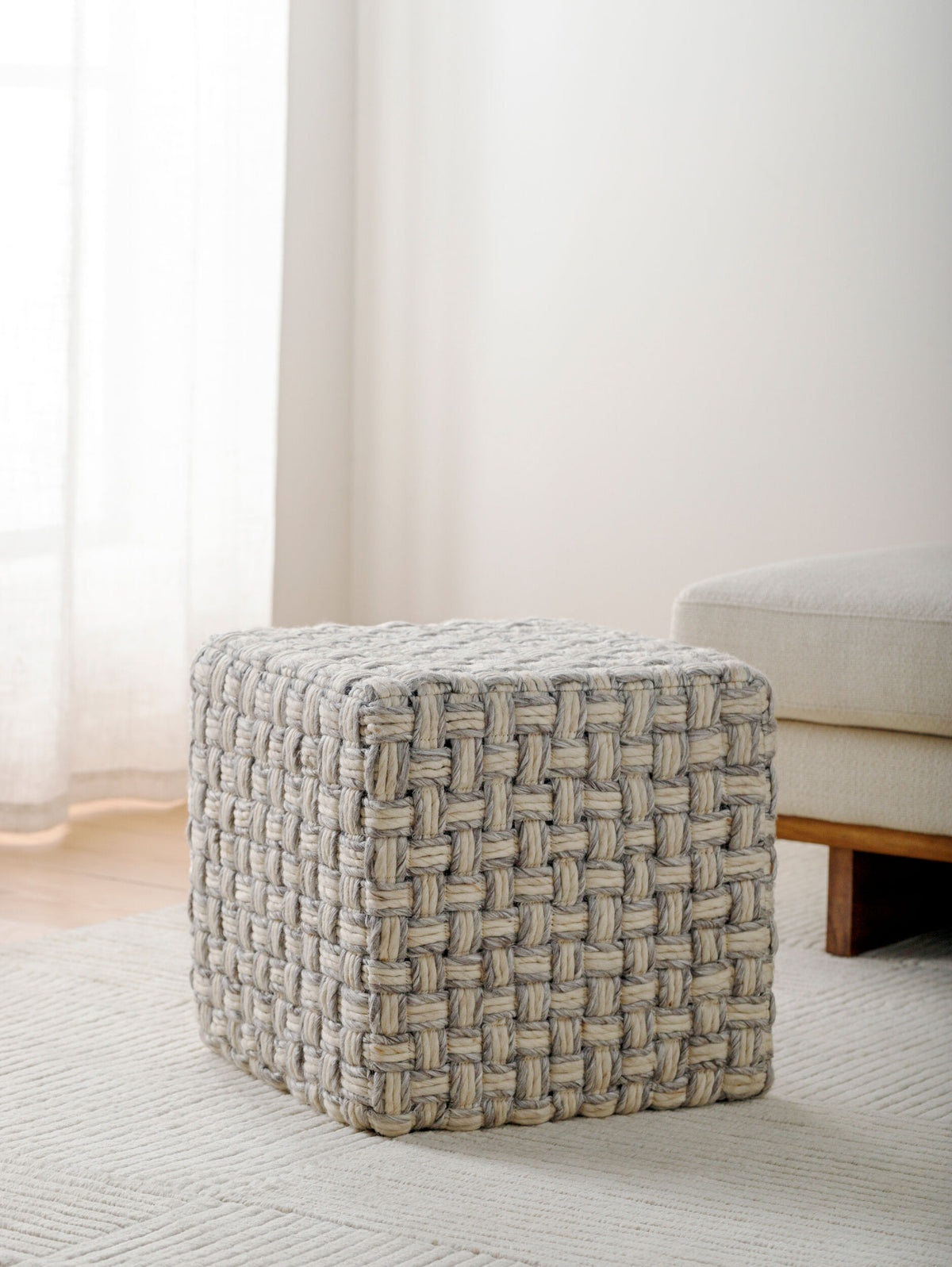 Shown in a styled room