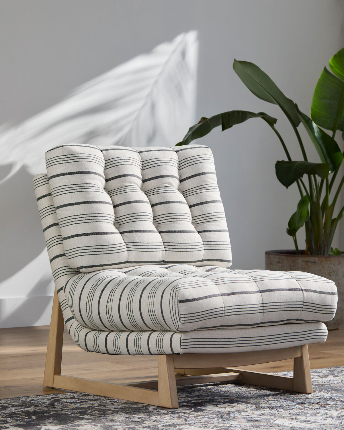 Shown in a styled room