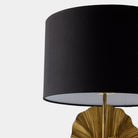 Ventaglio Table Lamp, Brass