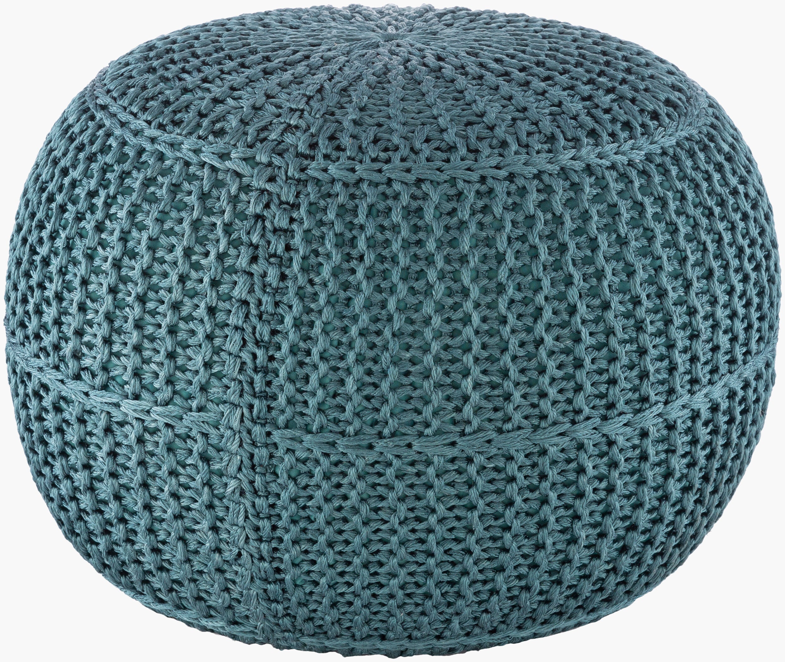 Dita knitted outdoor pouf