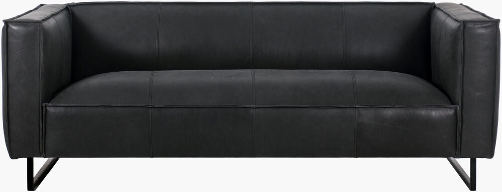 Sounding Sofa, Charcoal Leather