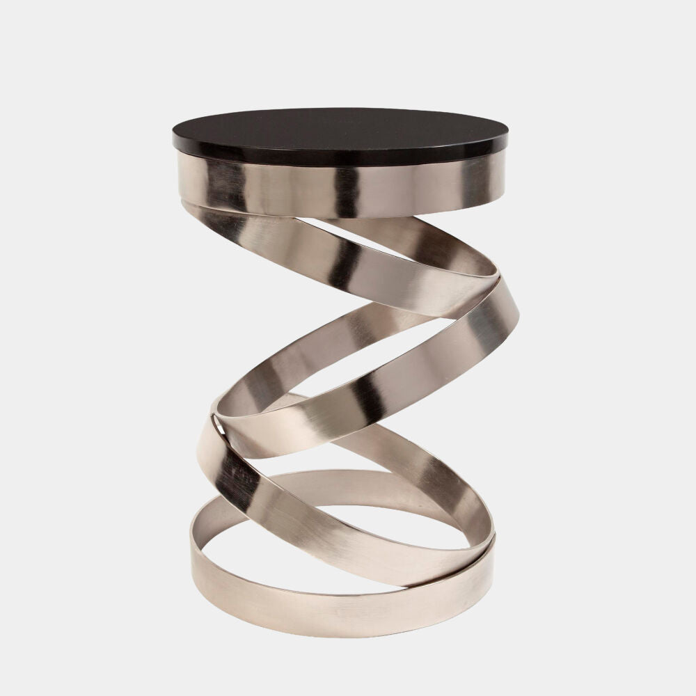 Edera Side Table, Nickel