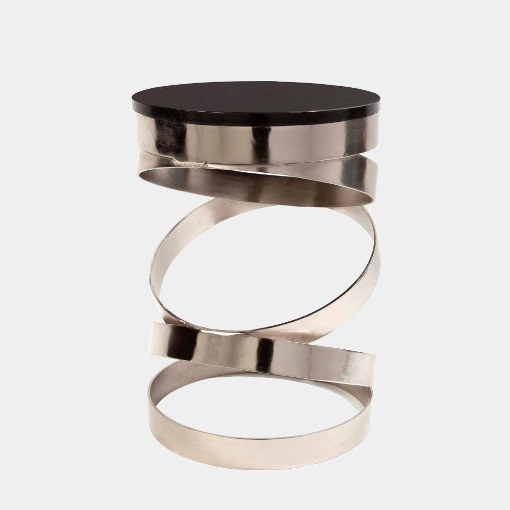 Edera Side Table, Nickel