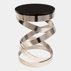 Edera Side Table, Nickel