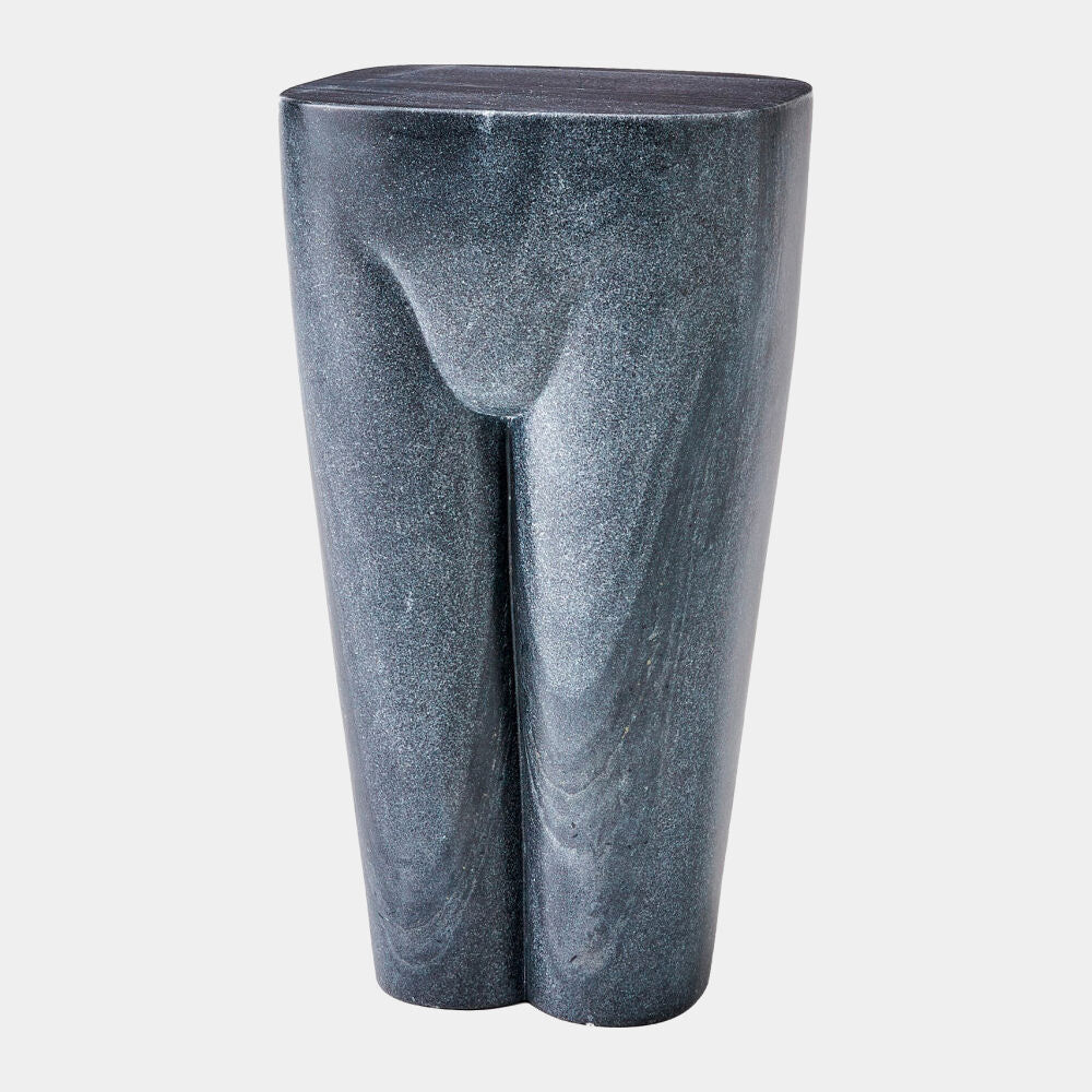 Torso Stool, Black Marble