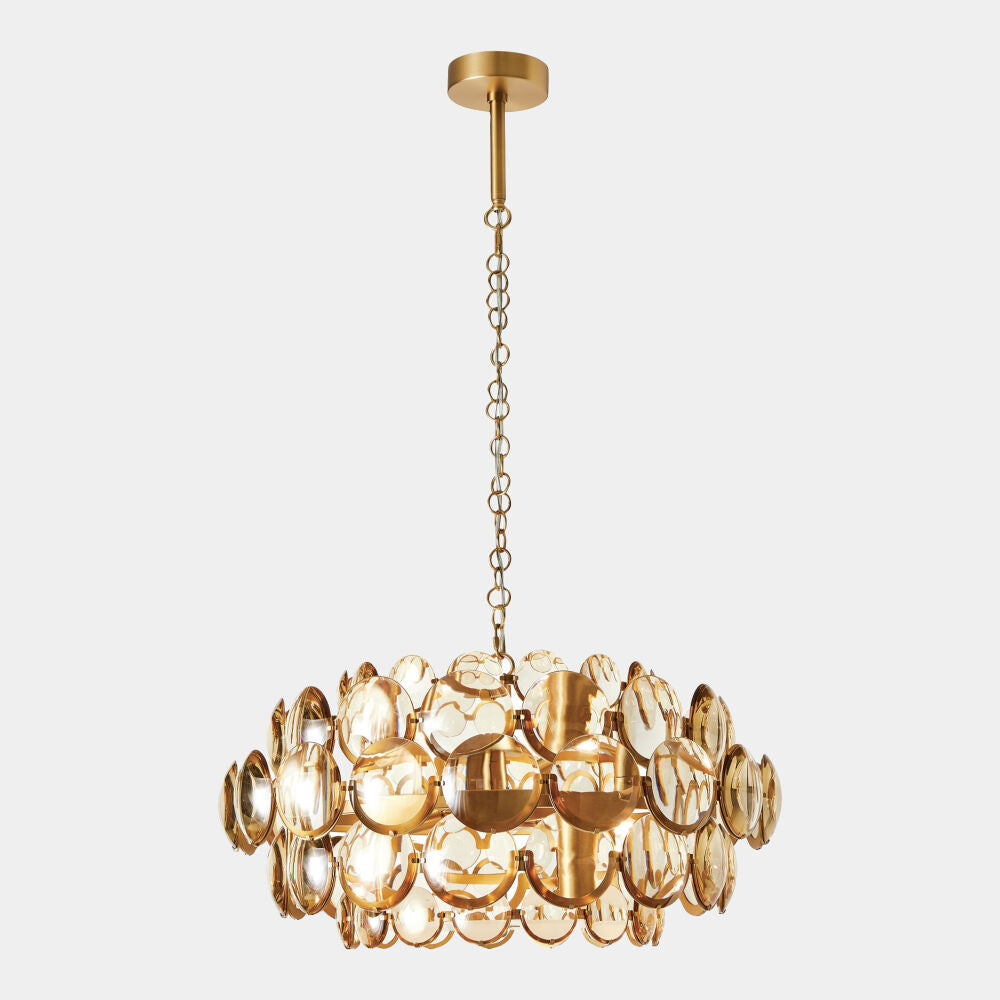 Favo Chandelier, Amber