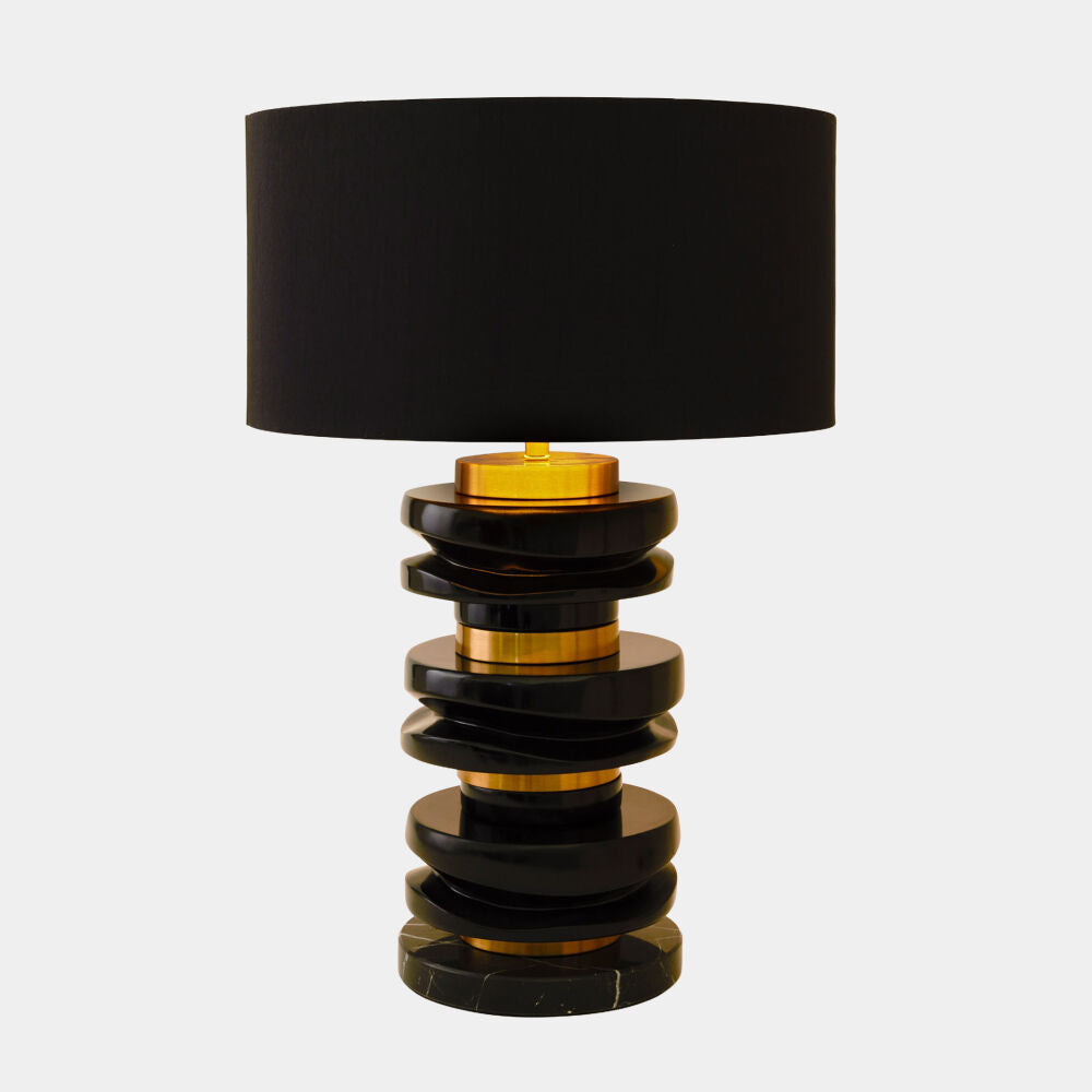 Umbra Stacked Lamp, Black