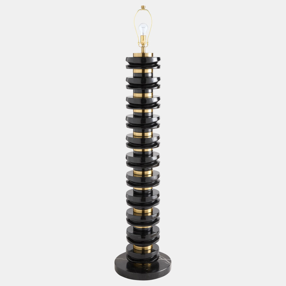 Umbra Stacked Floor Lamp, Black