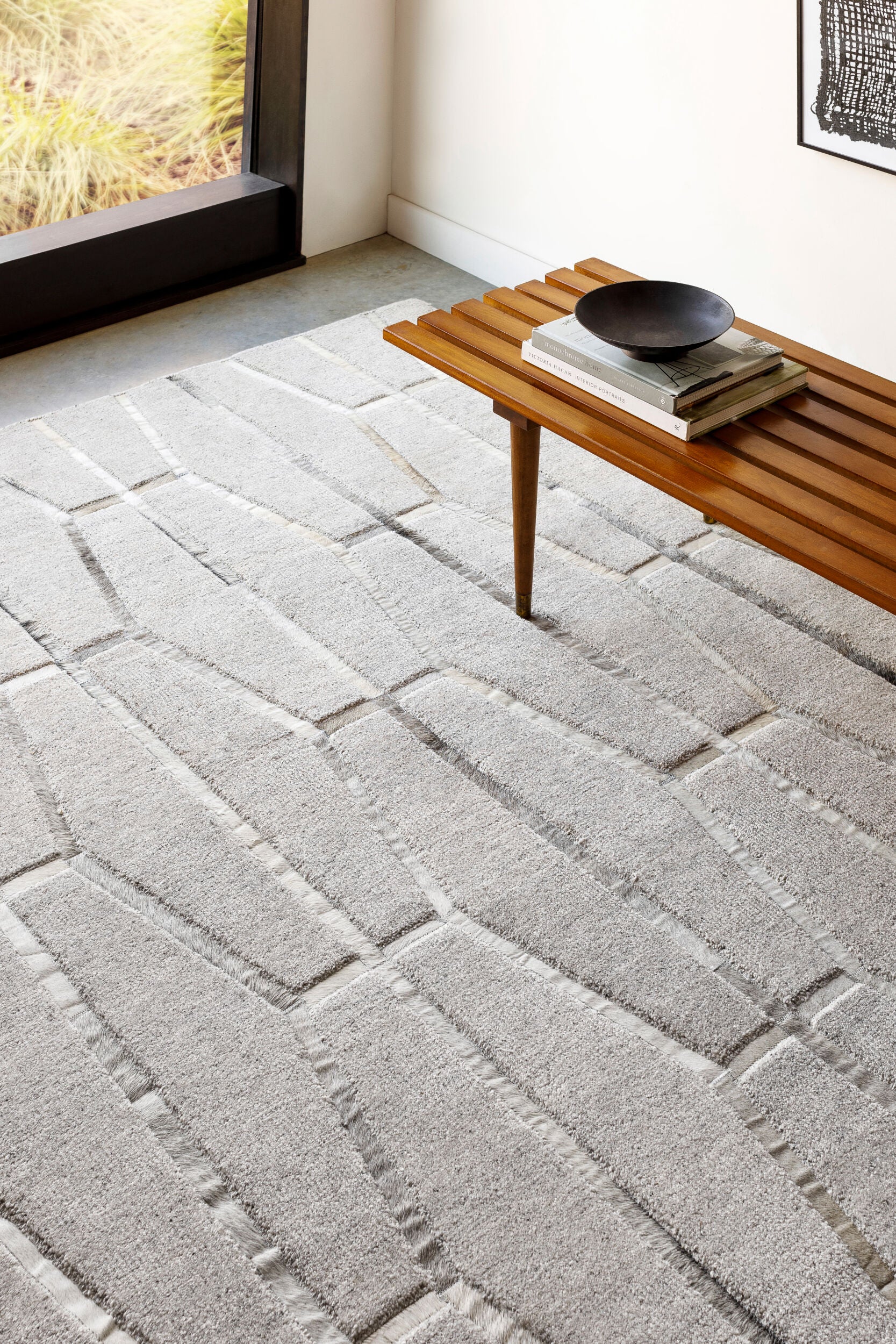 Hand-crafted rug detail